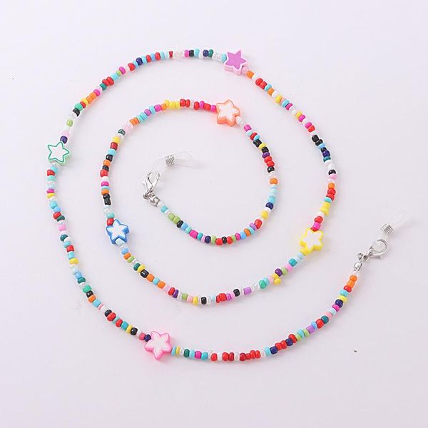 

sunglasses frames fashion reading glasses chain women hangs masks cords casual bead for eyeglass strap rope, Silver