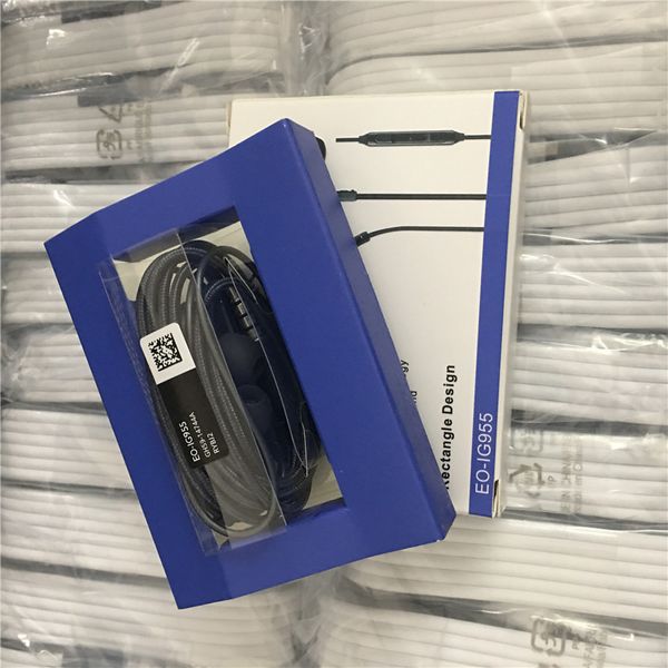 

with packing box headset in ear earphone headphone with remote mic eo-ig955 for samsung akg s8 plus s7 s6 s9