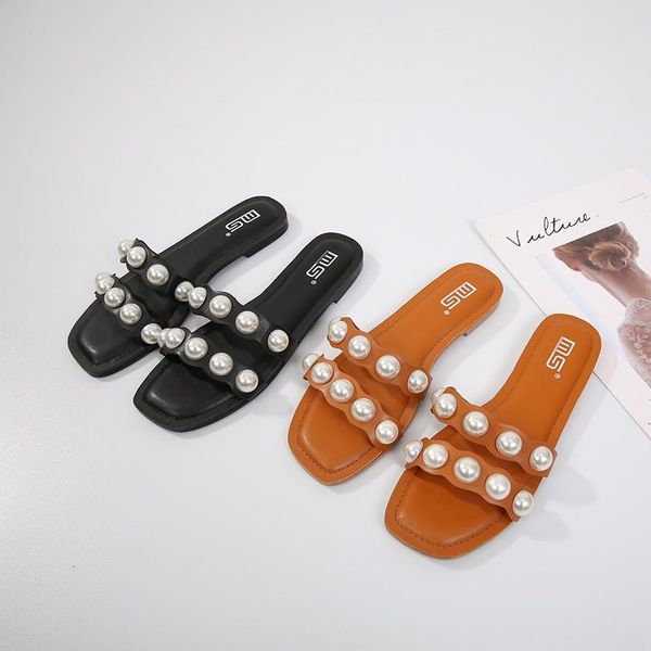 

slippers shoes flat rome basic fabric rubber pu synthetic female, Black