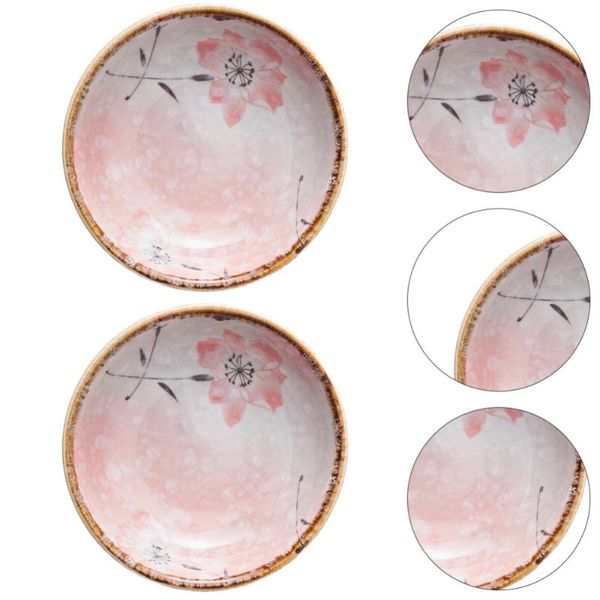 

dishes & plates 4pcs ceramic seasoning multifunctional small flavor sauce