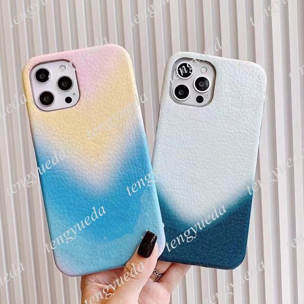 Mais novo Top Fashion Designer Casos para iPhone 13 13PRO 12 12PRO 11 Pro Max Xs XR XSMA 7 8Plus de Alta Qualidade Impressão de Couro Metal letras de luxo Capa de celular