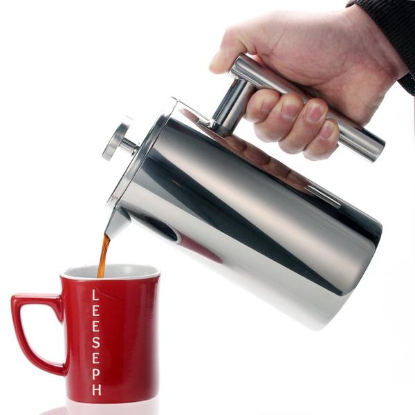 

coffee pots french press maker perfect for morning (34 oz), heat resistant , portable