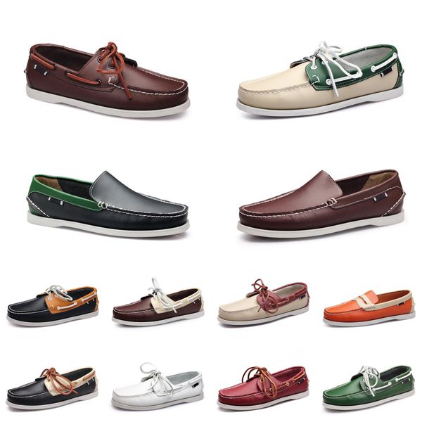 

en casual shoes loafers leather fashion outdoor sneakers bottom low cut classic triple black gr