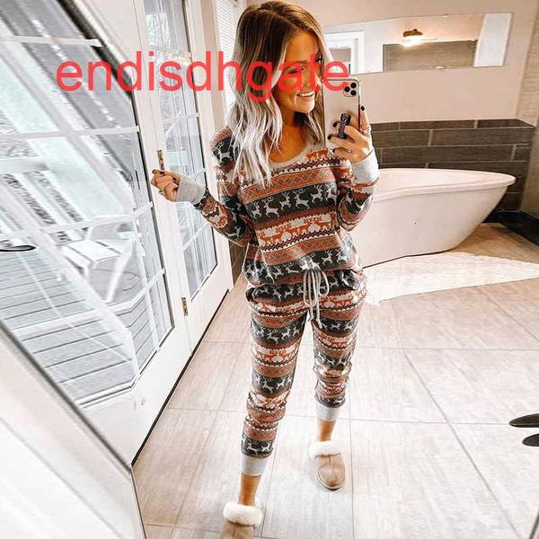 

suit pajamas parent-child 2020 printed two-piece women's new, Black;white