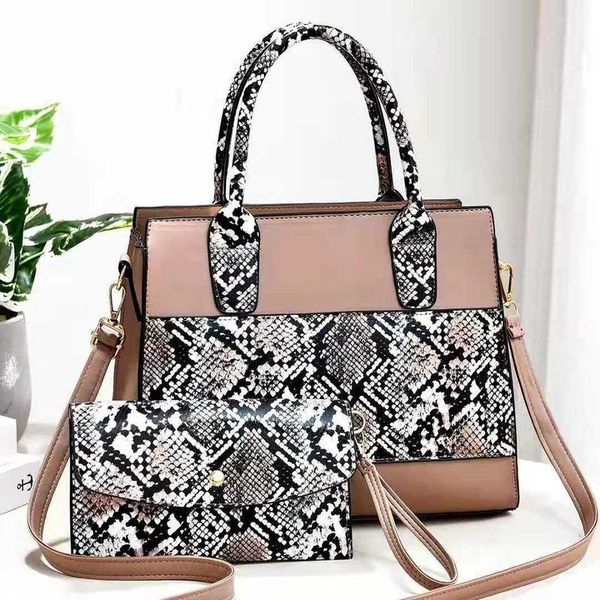 

shoulder bags brand bag female 2021 design fashion luxury snake-print handbag messenger mother-and-child