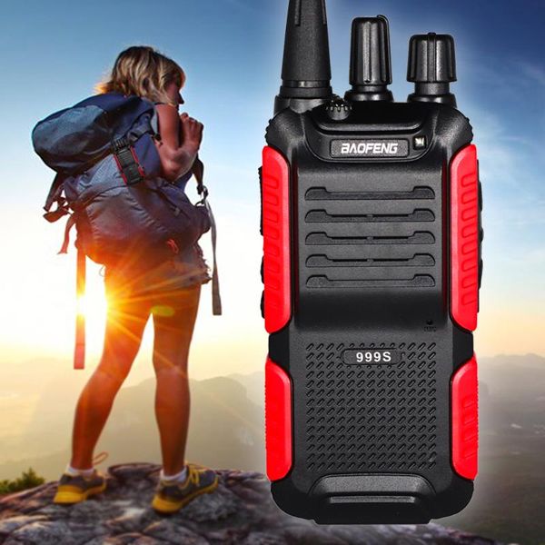 

walkie talkie baofeng bf-999s 5w two way radio handheld fm transceiver bf 999s portable cb ham upgrade 888s comunicador