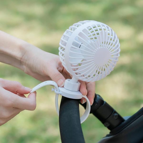 

electric fans f36 summer fan creative watch 2000mah mini usb for bicycle stroller sun umbrella portable