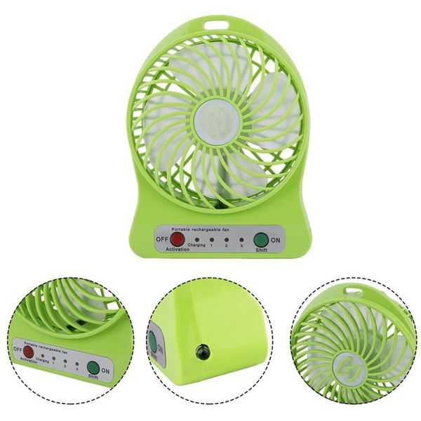 2021 Mini ventilatore portatile con ricarica USB per raffrescatori domestici ed esterni