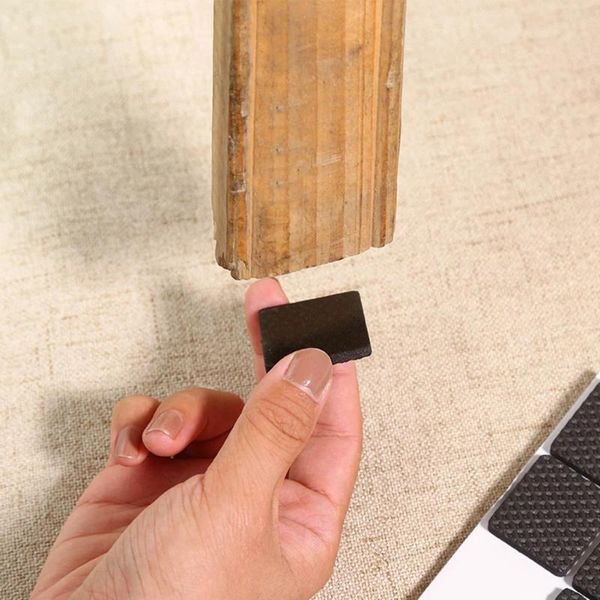 

craft tools 96pcs diy furniture chair leg pad cushion floor protection round square for tables and legs, lights,
