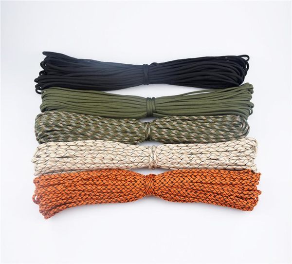 

tnine rope / paracord 4mm multi function paracords convenient for home textil shoes bags bracelet hiking camping nylon paracorde