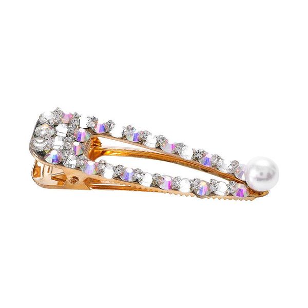 

hair clips & barrettes hairpin acrylic grip girl edge clip headdress, Golden;silver