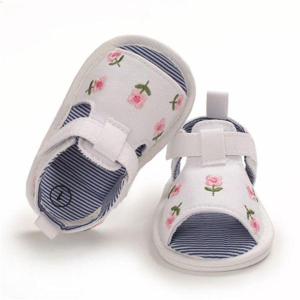 

first walkers toddler shoes baby infant summer flower hollow soft anti-slip crib sandals prewalke walk zapatos