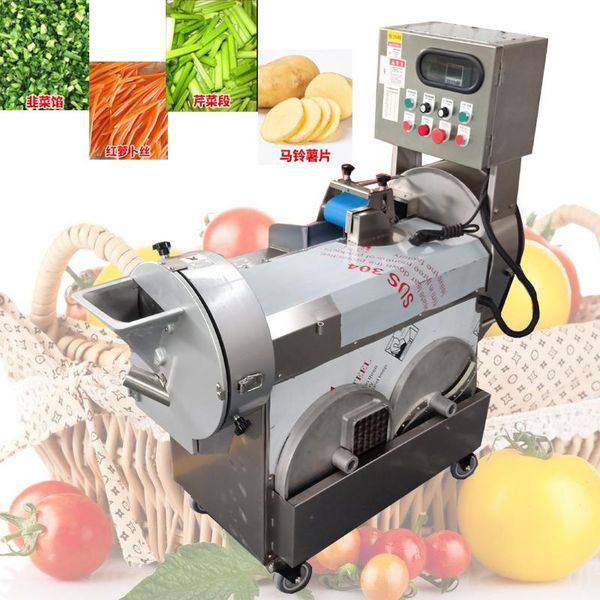 

food processors stainless steel vegetable cutting machine multi-function cabbage chilli potato onion slicing shredding dicing