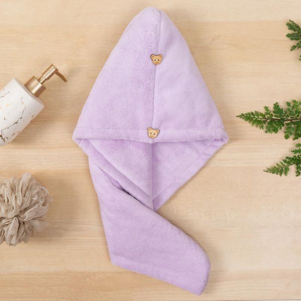 

towel hair drying cap microfiber super absorbent shower washing quick-drying wrap ladies bath thicken