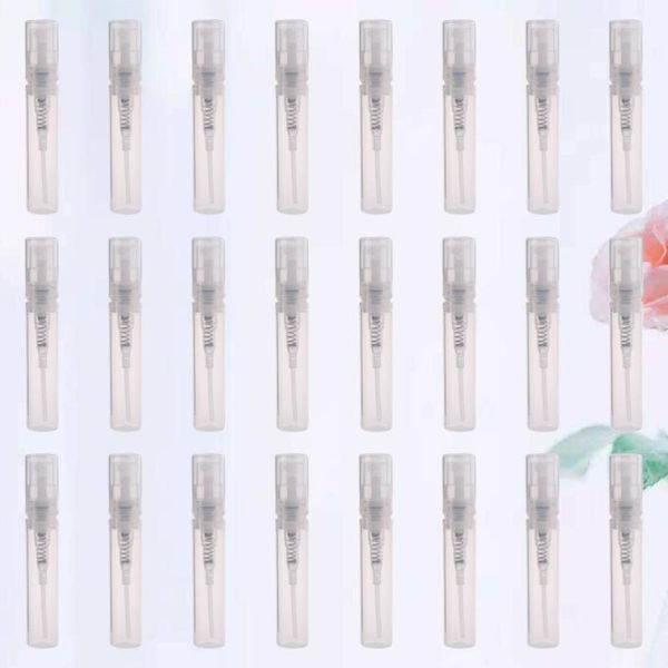 

storage bottles & jars 50pcs mini empty perfume atomizer clear spray refillable liquid sprayer (3ml)