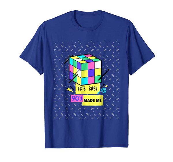 

70's baby 90's made me - 1970s, 1980s 1990s shirts, White;black