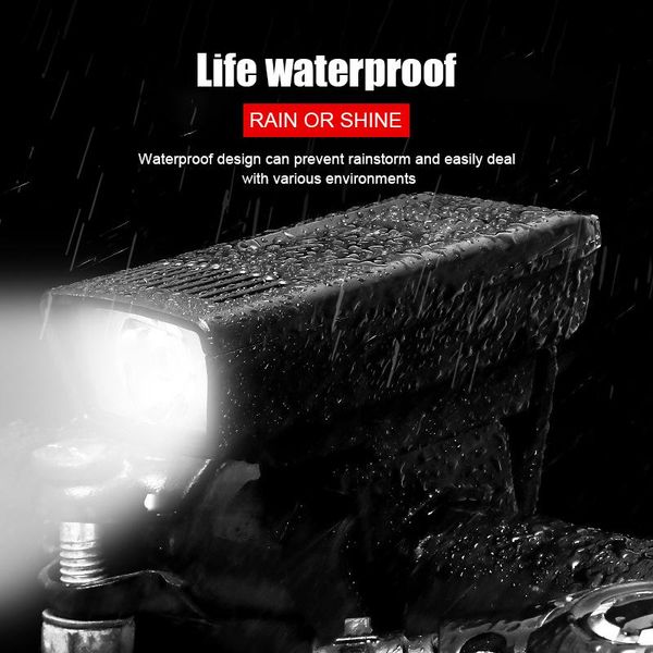

55lm bike front light set anti-glare usb rechargeable mtb bicycle light with taillight 4 mode led cycling headlight