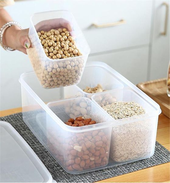

storage bottles & jars plastic refrigerator organizer food fresh keeping box retractable drawer space saver slide fridge rack