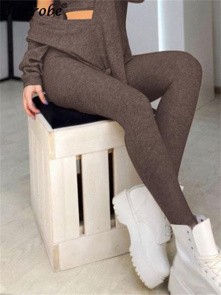 

women's pants & capris janrobe fashion slim fitness leggings 2021 fall winter sweatpants korean style jogging trousers clothes streetwe, Black;white