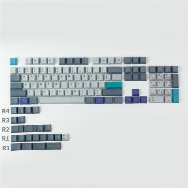 

keyboard mouse combos pbt japanese keycap dye sublimation 126 keys cherry profile gmk keycaps 1.75u 2u shift for mechanical and optical
