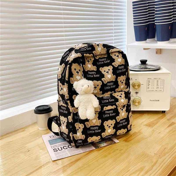

2021 new schoolbag korean ins harajuku fengsen junior high school student backpack