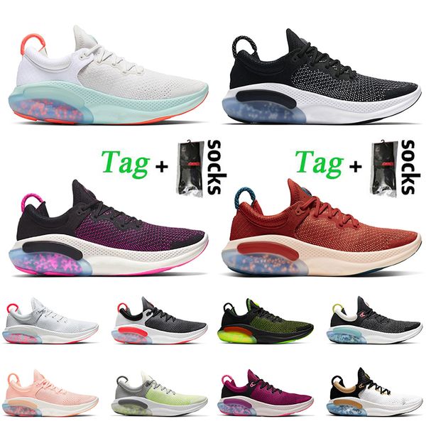 

men fashion womens running shoes joyride run fly knit mens sneakers trainers oreo platinum tin university red purple electric green black si