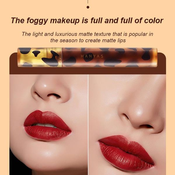 

lip gloss velvet matte liquid lipstick waterproof long lasting women red tint beauty cosmetic tslm2