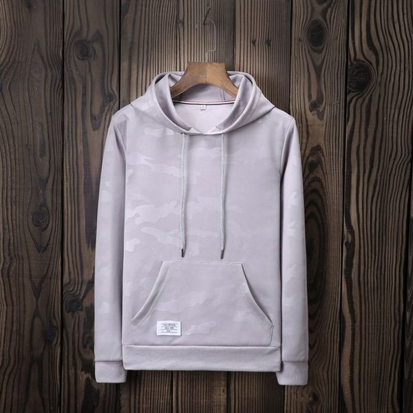

spring clothing men's trendy camouflage hoodie kg-641, Black