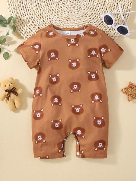 

baby cartoon graphic romper she, Blue