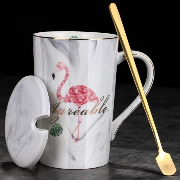 

coffee mug cup vacuum cartoon pink for children tumbler with lid mug coffee milk self ceramic taza personalizada tazas 50