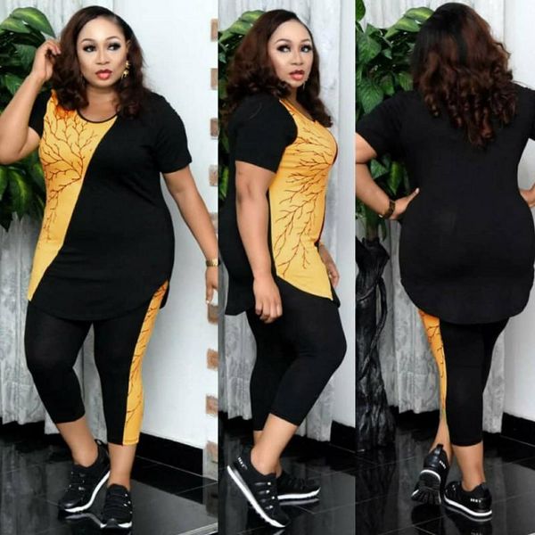 

ethnic clothing 2 piece set african clothes for women 4xl 5xl plus size long and pant suits fashion patchwork casual tracksuit, Red