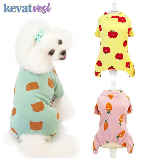 

autumn pet dog clothes cute dog coat warm puppy jumpsuit for chihuahua small medium dogs four-legged clothing ropa para perro