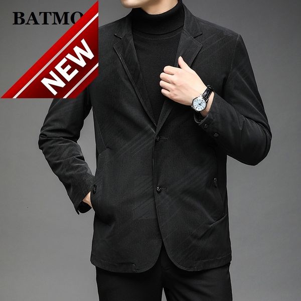 

batmo 2021 new aarival autumn&winter 90% white duck down jackets men,mens thicked blazer b9628, Black