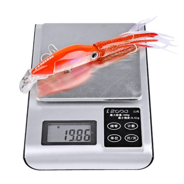

6pcs/lot 6 colors mixed 12cm 19.86g 3d eyes squid plastic hard baits & lures fishing hooks 1/0# hook pesca fishing t jlluoh sport777