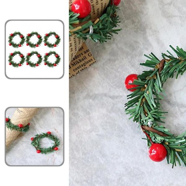 

napkin rings sturdy 6pcs fashion delicate design serviette buckles eco-friendly christmas elegant for festival