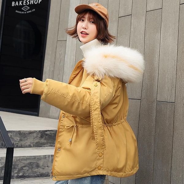 

women's trench coats winter coat women wide-waisted thick sustans jacket casual parkas 2021 arrival plus size womens fashion outwear ko, Tan;black