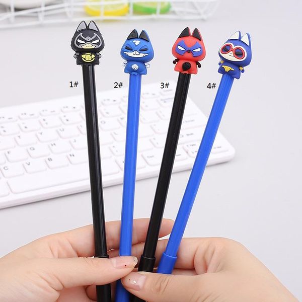 

gel pens 4 color cat 0.38mm pen school office supplies cute stationery