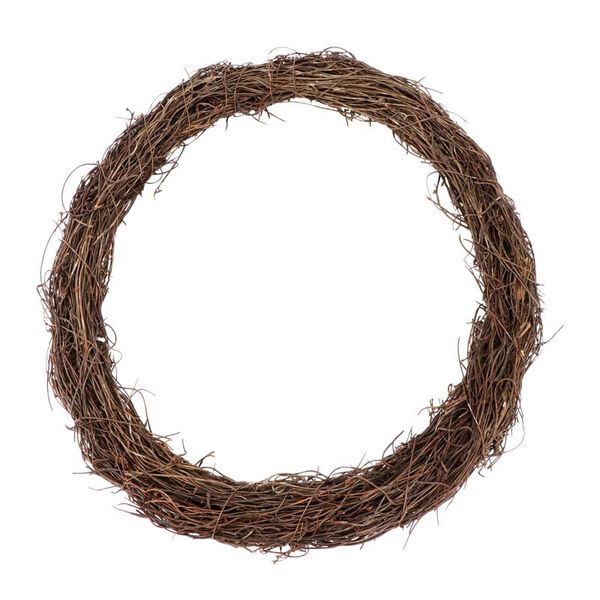 

christmas decorations 45cm 40cm 35cm rattan ring artificial flowers garland dried plants frame for home decor diy hanging wreath