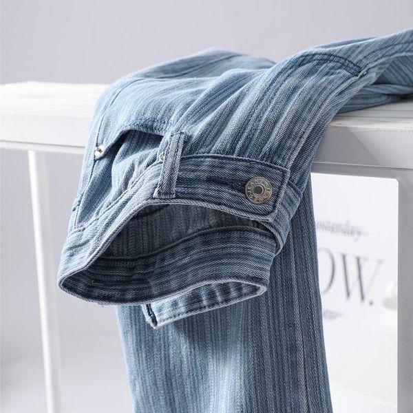 

women's jeans 2021 spring autumn loose casual split women korean style vintage straight long pants high waist wide leg denim, Blue