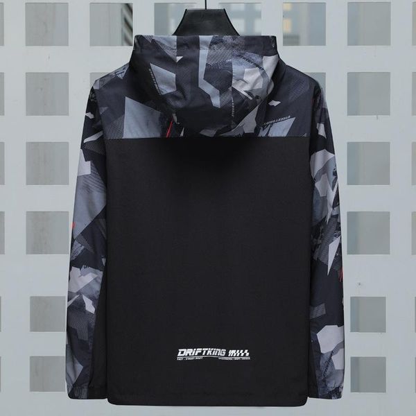 

men's jackets sportswear spring thin windbreaker jacket, Black;brown