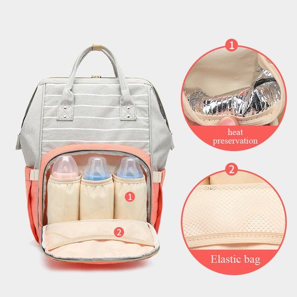 

diaper bags lequeen fashion mummy maternity nappy bag large capacity travel backpack nursing for baby care women's
