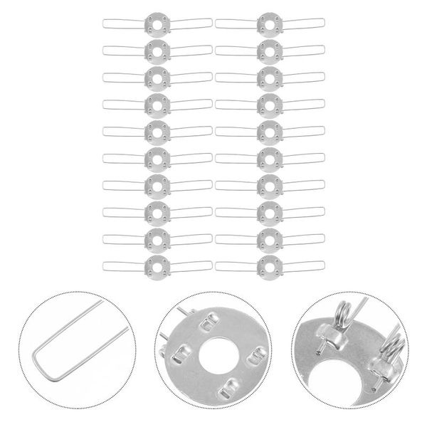 

lamp covers & shades 20pcs lampshade spring clips iron shade support buckles