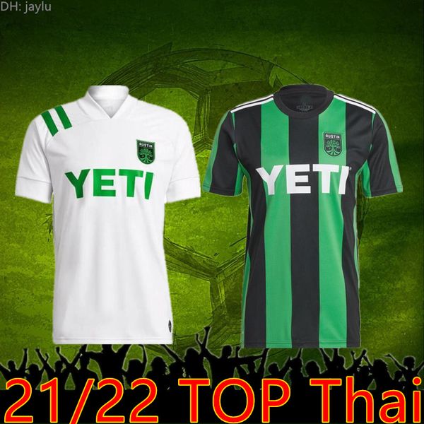 

2022 2021 austin fc soccer jerseys men inaugural mls 21 22 kleber xavier baez customize football shirts, Black