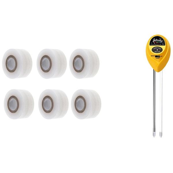 

meters 3-in-1 soil tester kits and moisture,light ph test with 6 roll nursery stretchable garden grafting tapes