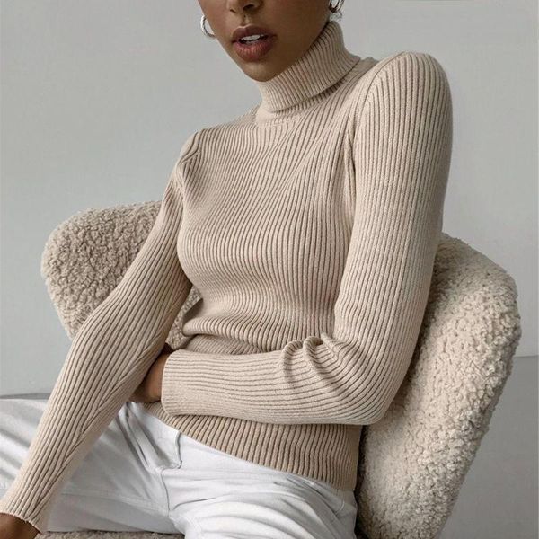 

women's sweaters knitted soft warm turtleneck women slim basic pullover jumpers pink fashion sweater autumn winter streetwear, White;black