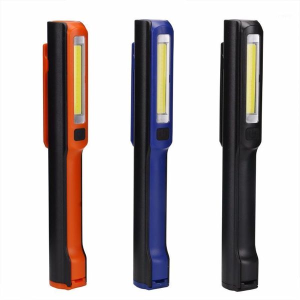 

flashlights torches 3w cob led 2 modes 1*cob +1*xpe working light with magnet torch built-in 1*18650 rechargeable battery1