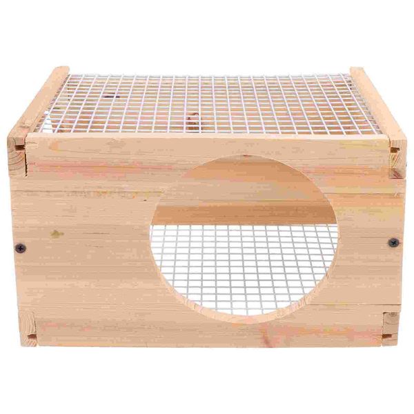 

small animal supplies 1pc hamster hiding place animals cage house wooden pet nest