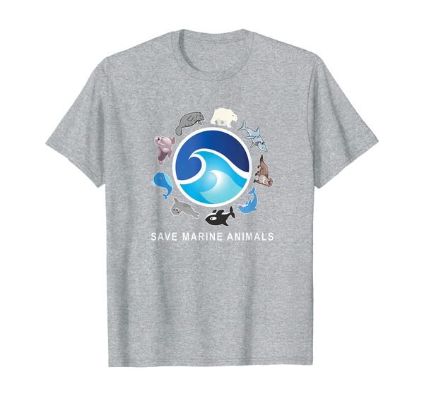 

save marine animals tshirt sea mammals t shirt earth day tee, White;black