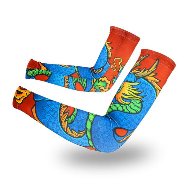 

1 pair cooling arm sleeves long sun uv protection men women for cycling running outdoor sports m2