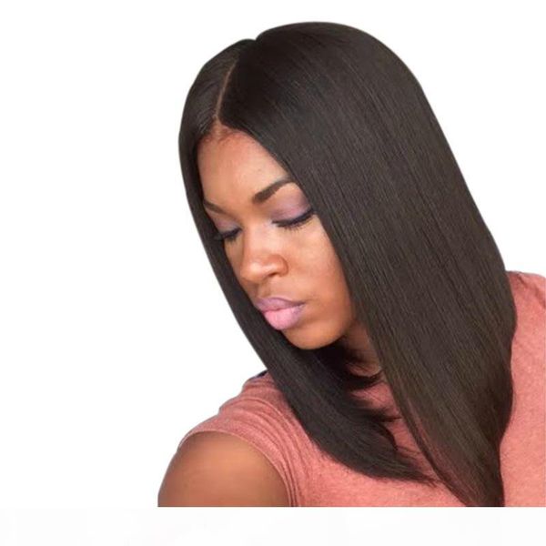 

no bad smell amazon selling african wig womens medium long straight hair natural black brown bobo head straight hair wig headgear tureco